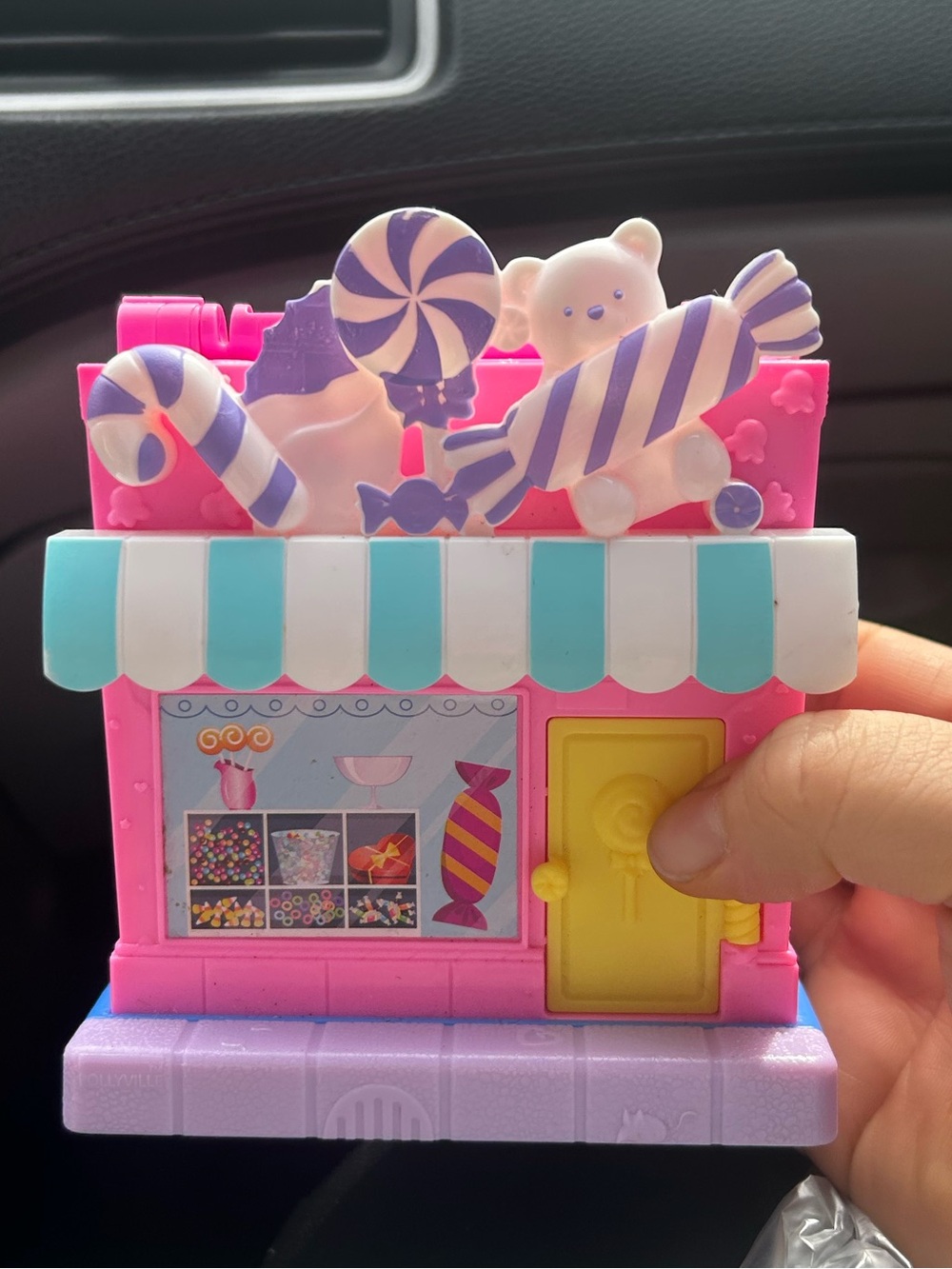 Polly pocket Candy Shop Playset - Pink and Teal Pretend Toy